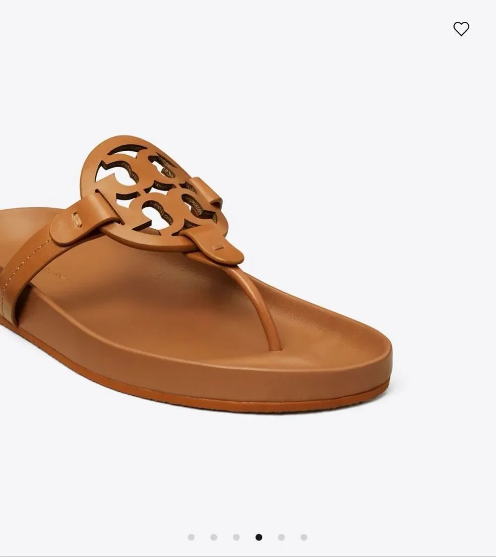 Tory Burch MILLER CLOUD SANDAL in Bourbon Miele Size US 9 $225